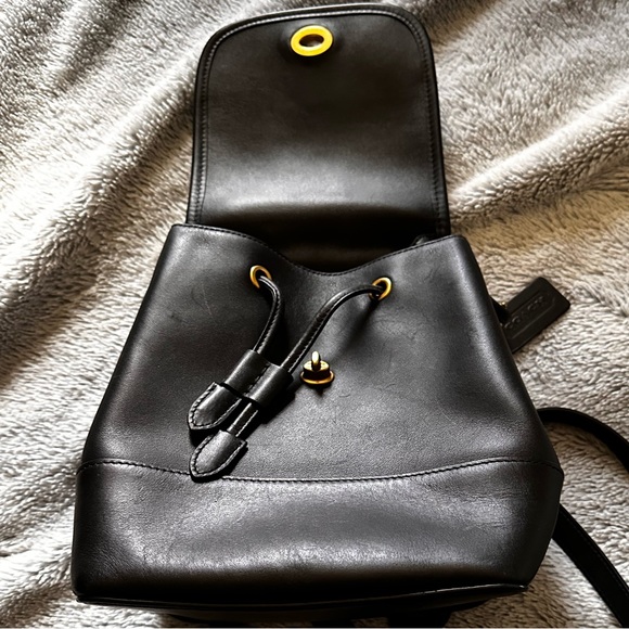 Coach Leather backpack - Picture 8 of 9